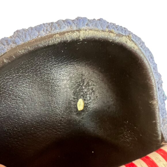 Alexander Wang A1 platform slide sandals slip on red white blue size 38 8 chunky - Picture 14 of 15